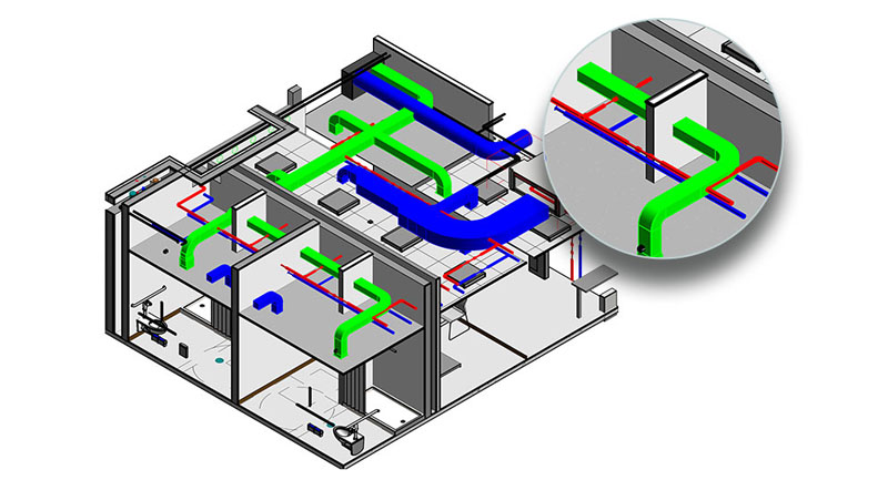 BIM Clash Detection at Building Information Modeling